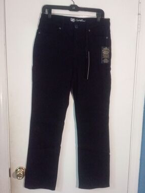 Dg2 By Diane Gilman Black Stretch Jeans Sz 8 NWT $40